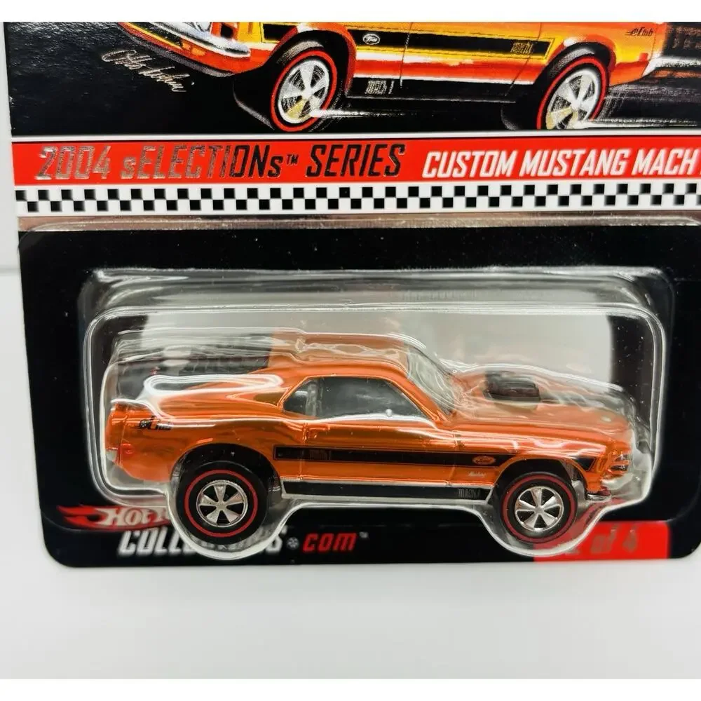 Hot Wheels 2004 RLC sElections Custom Mustang Mach 1 Orange 4239/10385 Protector